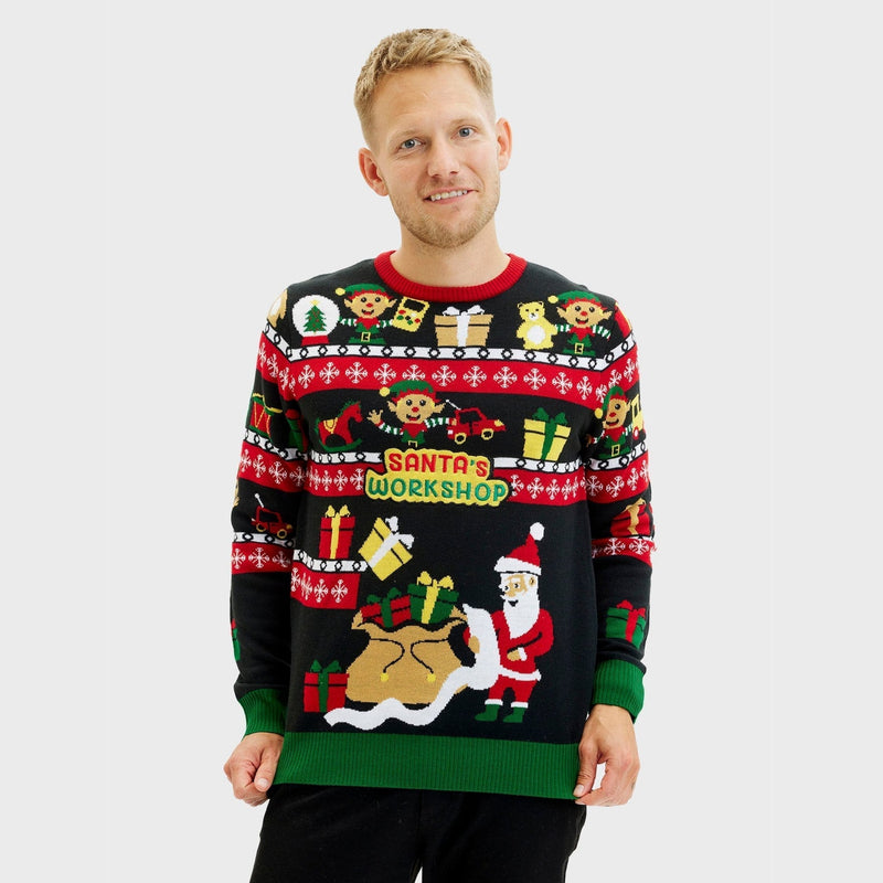 Santa's Workshop Sweater Men's