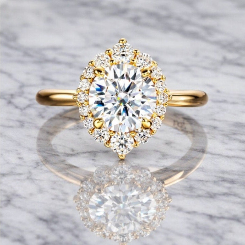 “carter” Lab Diamond Ring Gold