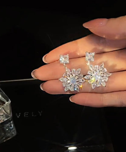 Original Design Silk Alloy Zircon Drop Earrings