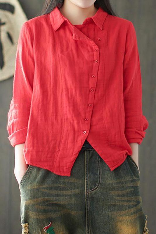 Limited Stock- Retro Long Sleeve 100% Cotton Shirt