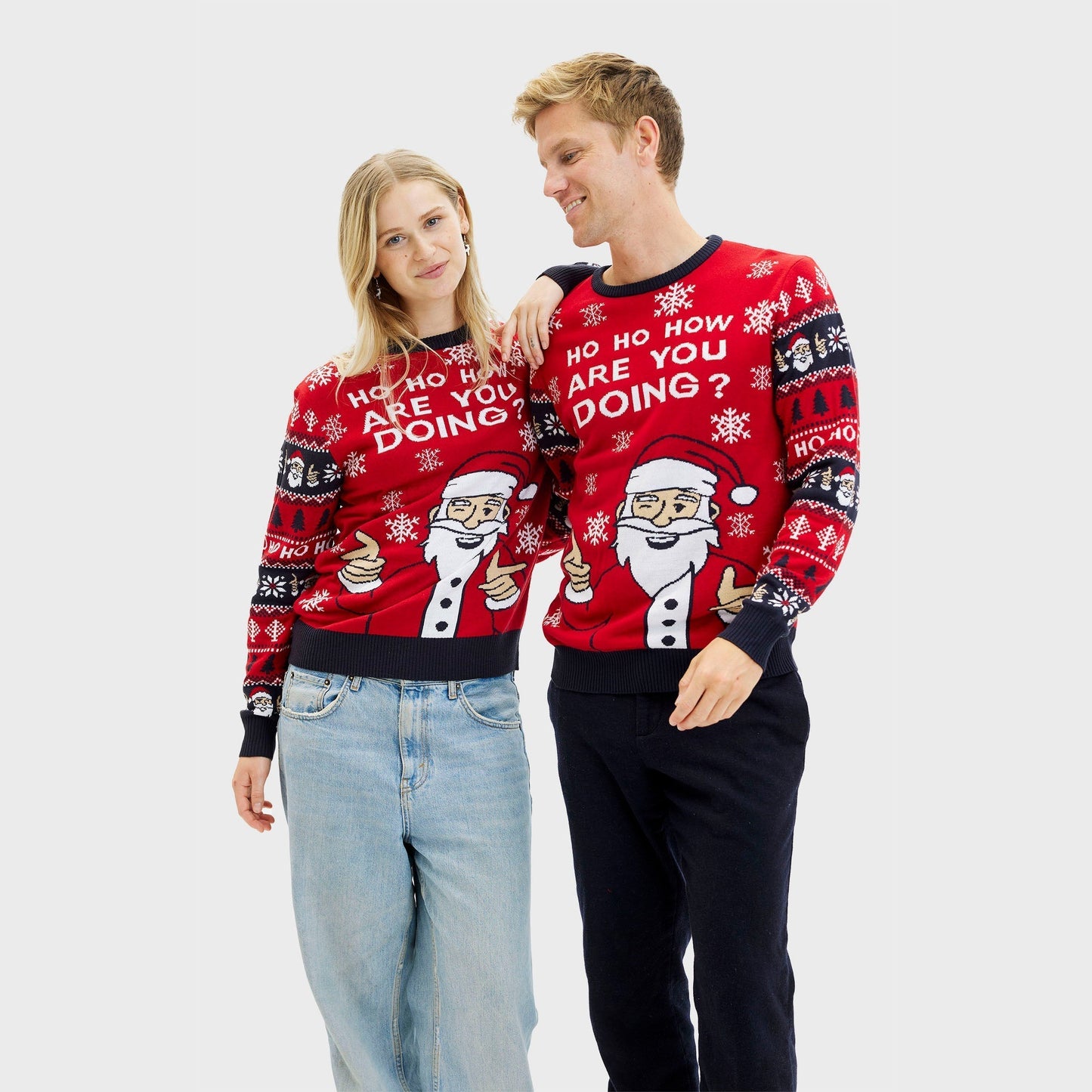 Ho Ho How Are You Christmas Sweater Women's