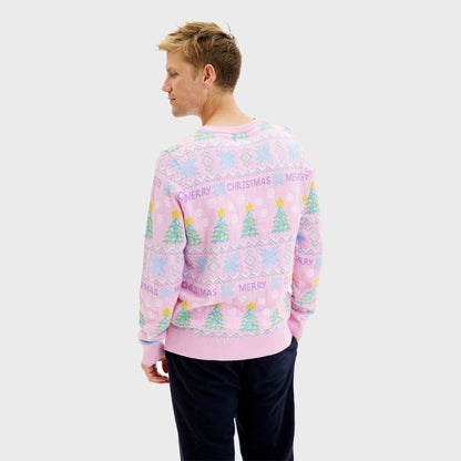 The Pink Christmas Sweater Men's