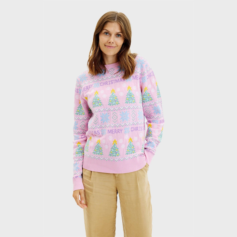 The Pink Christmas Sweater Women's