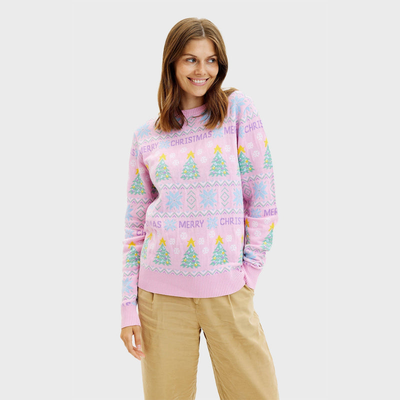 The Pink Christmas Sweater Women's