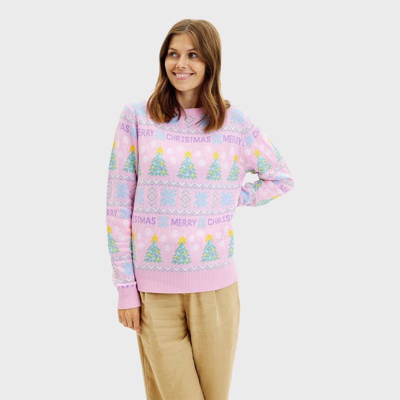The Pink Christmas Sweater Women's