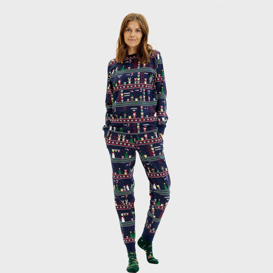 Vintage Gamer Christmas Pajamas Women's