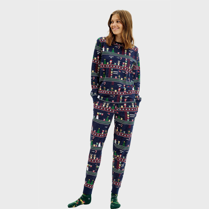 Vintage Gamer Christmas Pajamas Women's