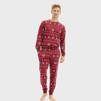 Ho Ho Ho Christmas Pajamas Men's