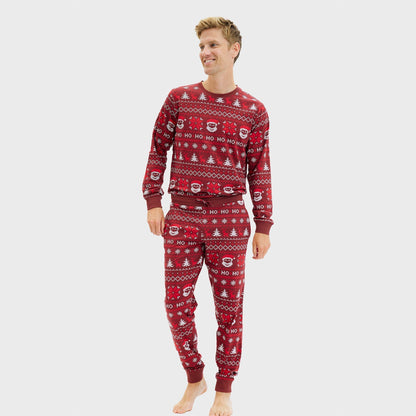 Ho Ho Ho Christmas Pajamas Men's
