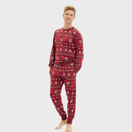 Ho Ho Ho Christmas Pajamas Men's