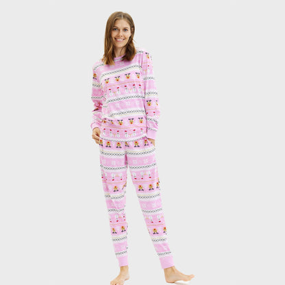 Ultimate Christmas Pajamas Pink Women's