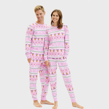 Ultimate Christmas Pajamas Pink Men's
