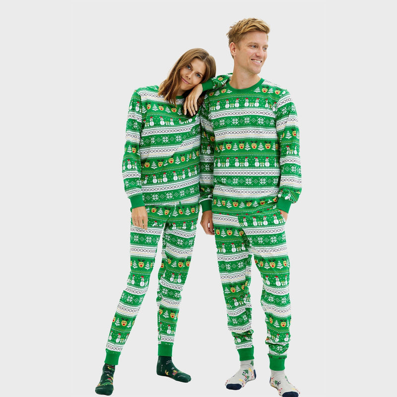 Ultimate Christmas Pajamas Green Men's