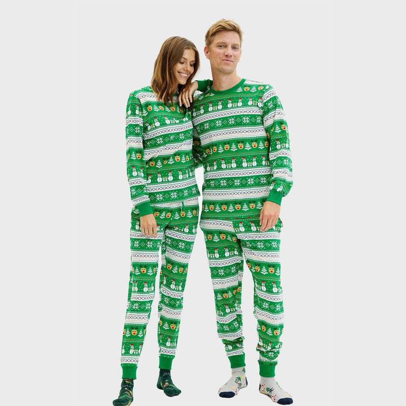 Ultimate Christmas Pajamas Green Men's