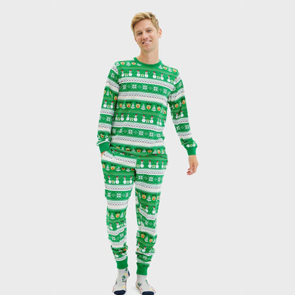 Ultimate Christmas Pajamas Green Men's