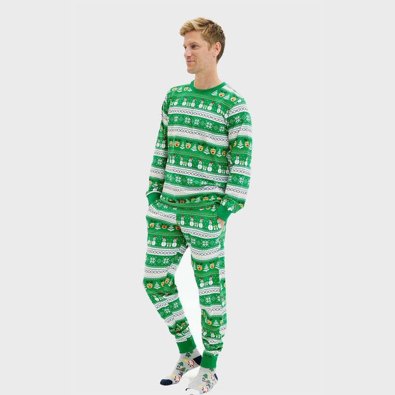 Ultimate Christmas Pajamas Green Men's