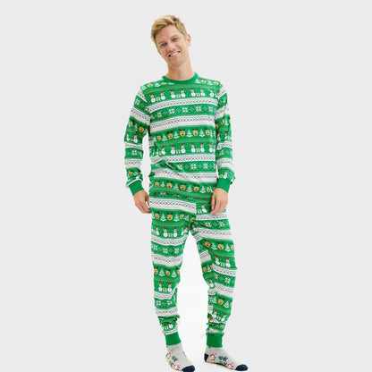 Ultimate Christmas Pajamas Green Men's