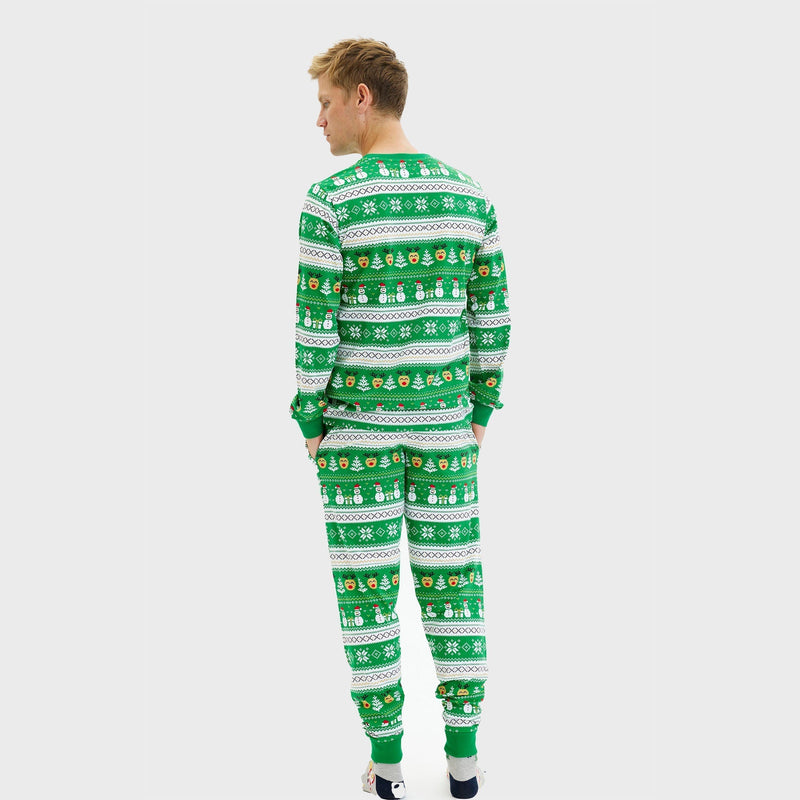 Ultimate Christmas Pajamas Green Men's