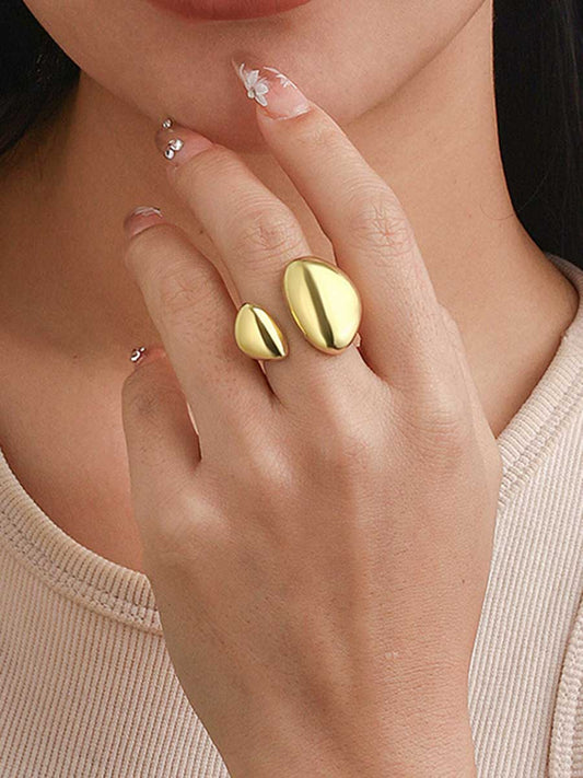 Geometric Shiny Rings Accessories
