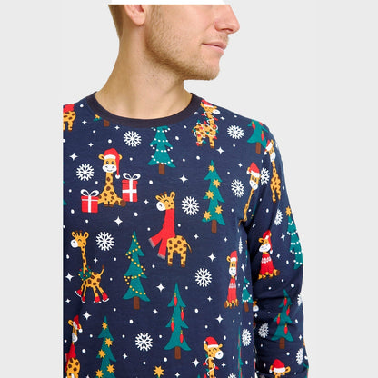 The Giraffe Christmas Pajamas for Men