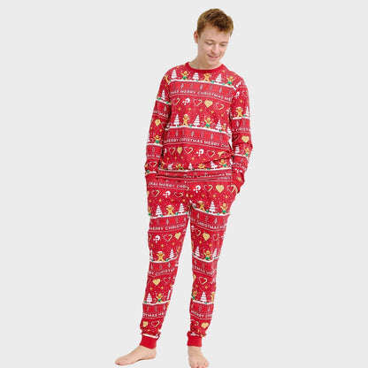 Christmas Cookies Christmas Pajamas Red Men's