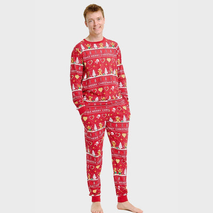 Christmas Cookies Christmas Pajamas Red Men's