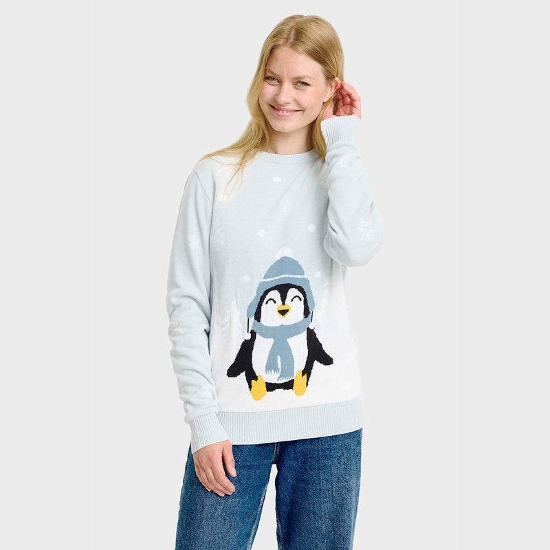 The Cute Penguin Christmas Sweater Women's
