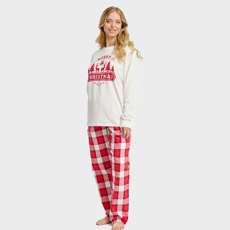 The Cheerful Christmas Pajama Top Women's