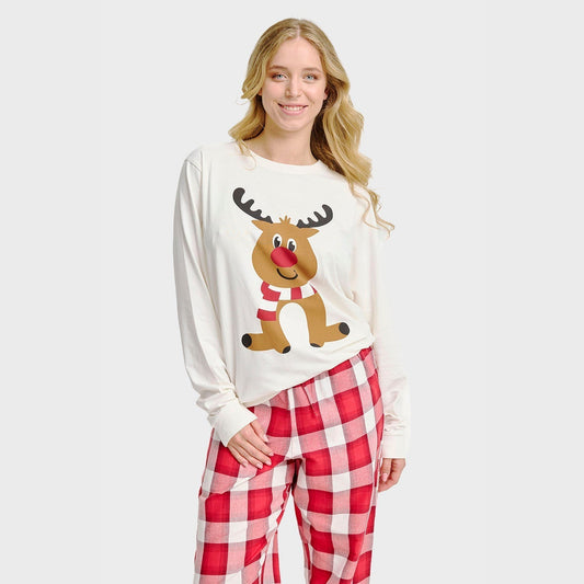 The Reindeer Pajama Top Women's