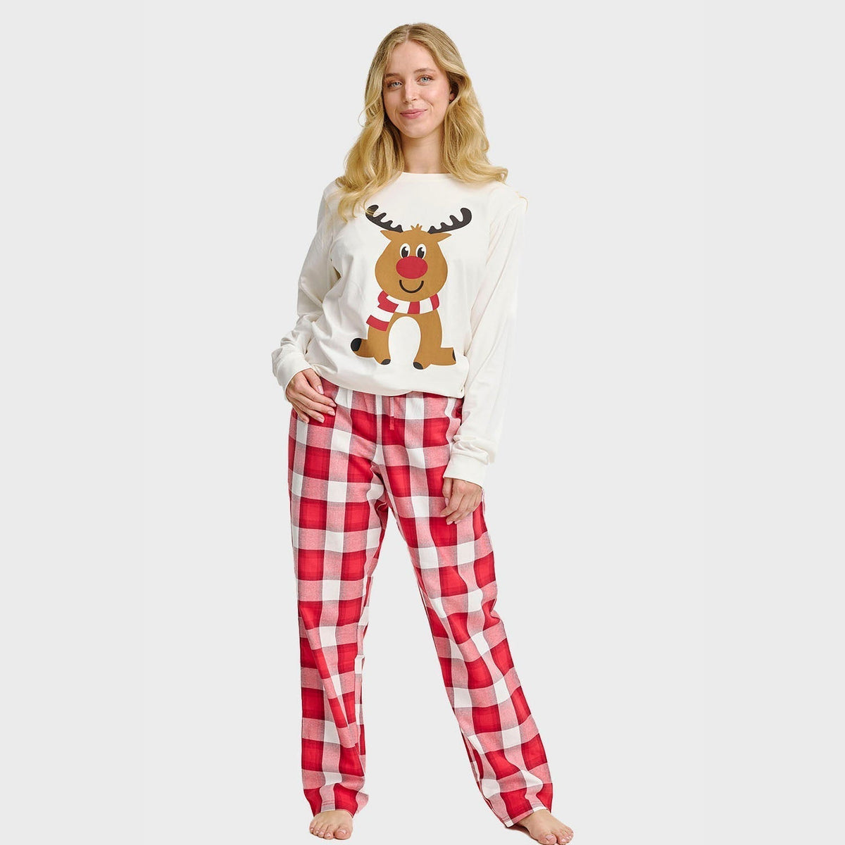 The Reindeer Pajama Top Women's