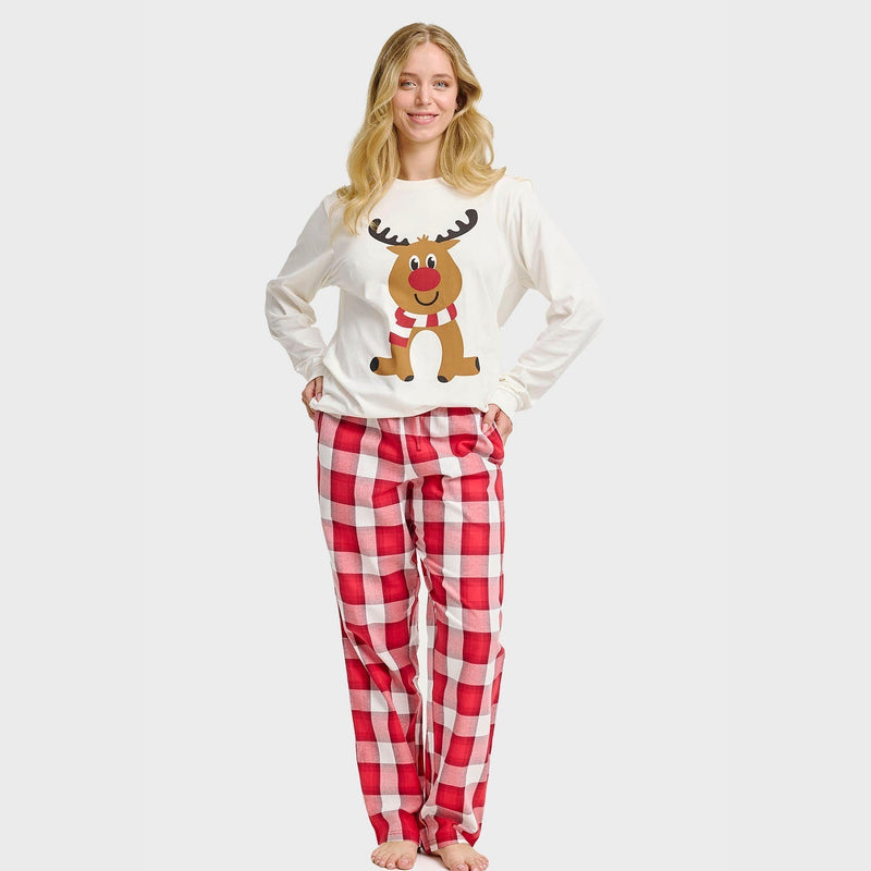 The Reindeer Pajama Top Women's