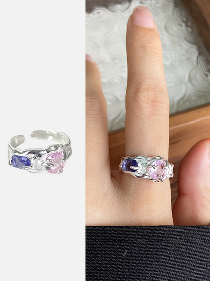 Perel Multi-gem Adjustable Ring