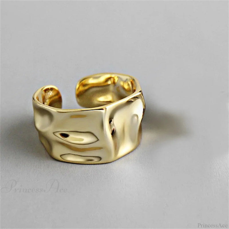 Stylish Silver Simple Gothic Ring