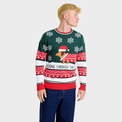 Dashing Around Christmas Sweater Men's