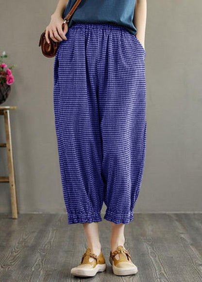 Green Pockets Summer Linen Pants