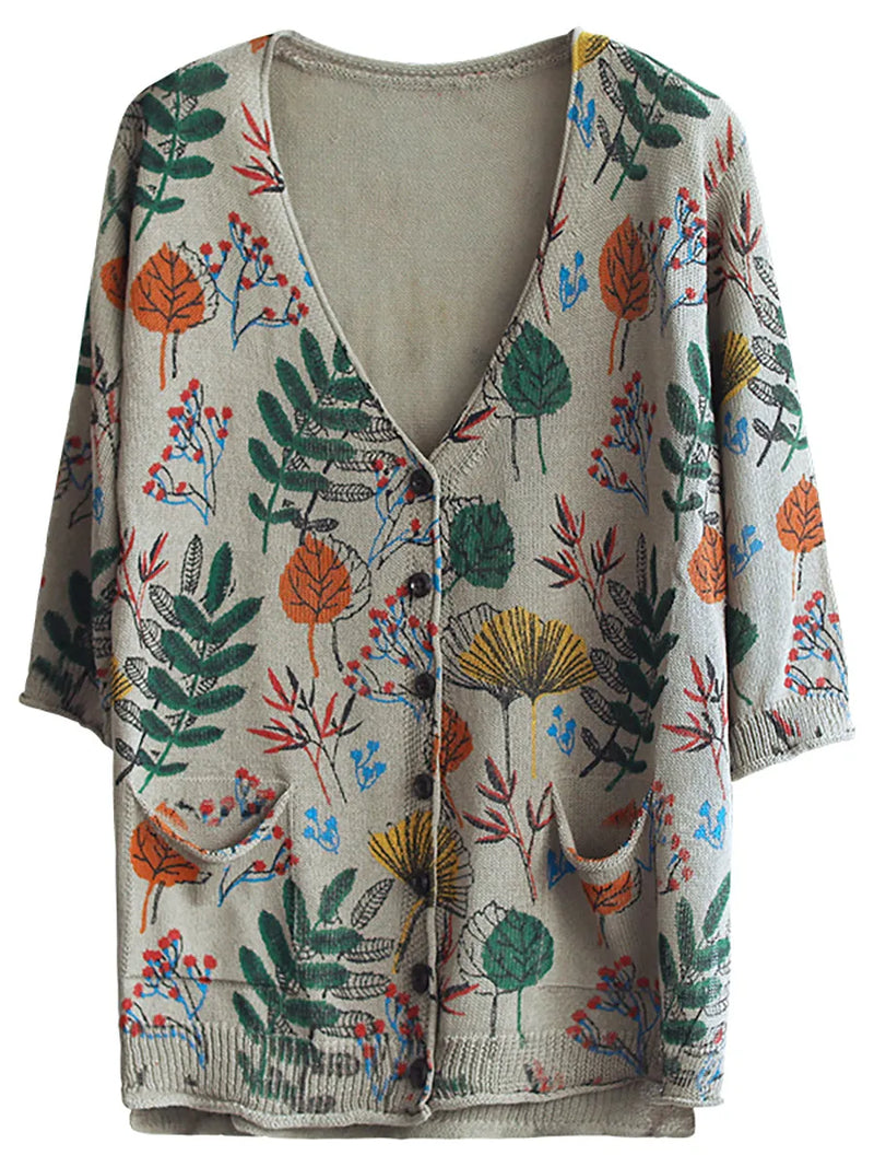 Printed Half Sleeve Knitted Shirt