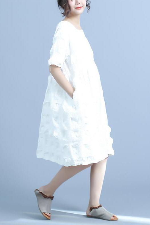 Cotton Dresses Summer Loose Clothes
