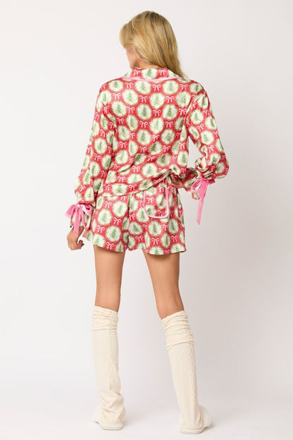 Christmas Character Short Pajama Set