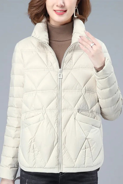 Winter Stand-collar Warm Cotton-padded Jacket Lightweight Down Jacket
