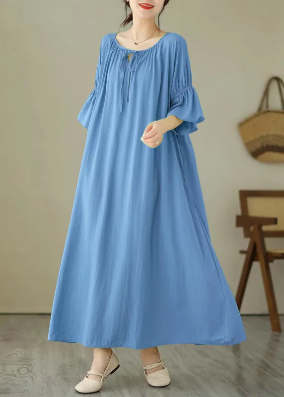 Pink Tie Waist Vacation Maxi Dresses Summer
