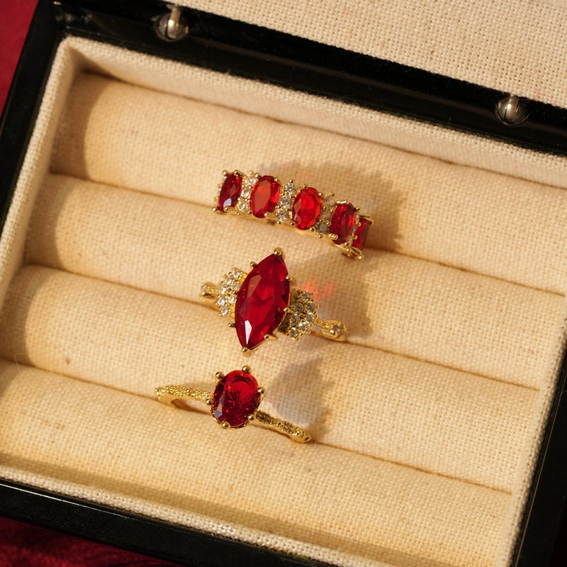 Oval Ruby Ring