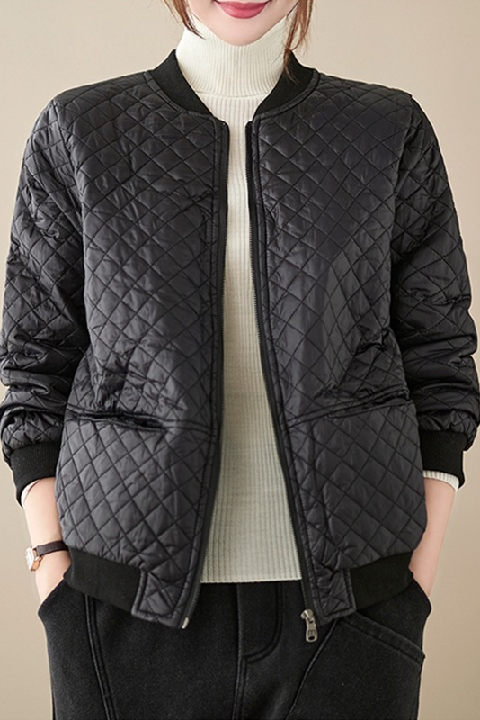 Winter Fleece Lined Cotton Jacket Retro Coat