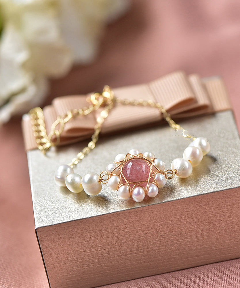 Original Design Patchwork Pearl Bracelet