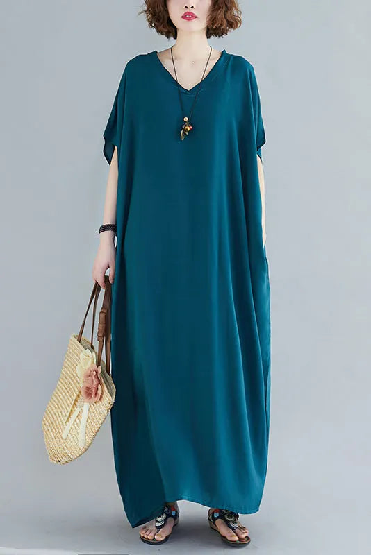 -new Style Short Sleeve Maxi Dress