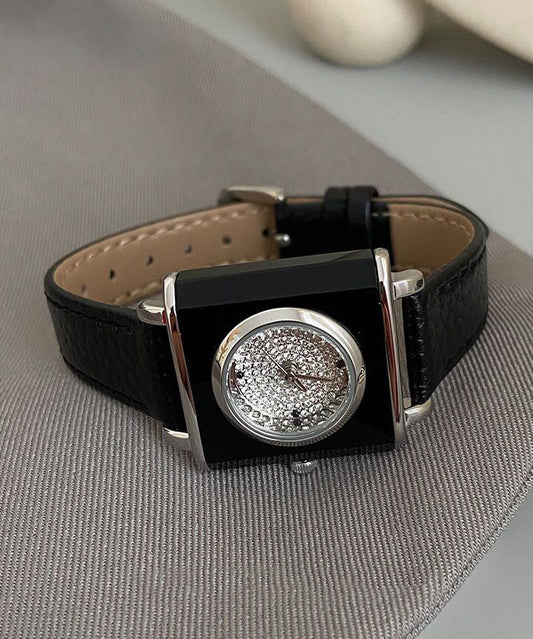 Fine Silk Leather Mechanical Movement Resin Watches