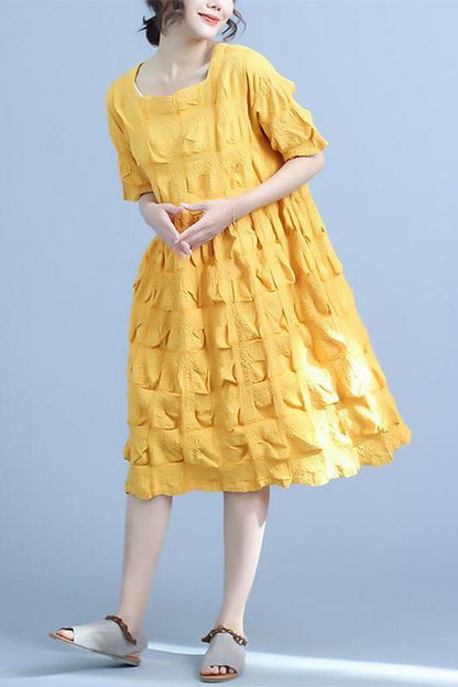 Cotton Dresses Summer Loose Clothes