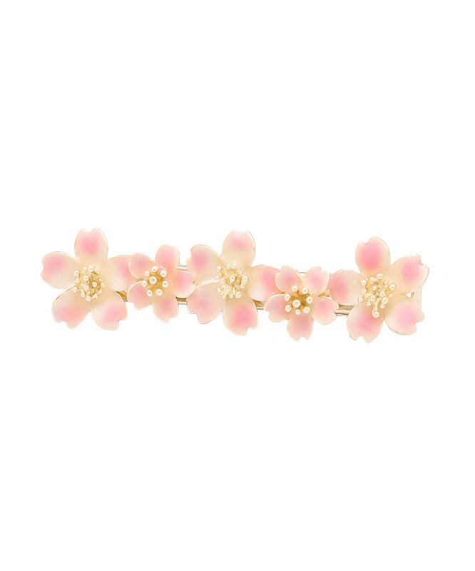 Pink Alloy Cherry Blossom Hairpin