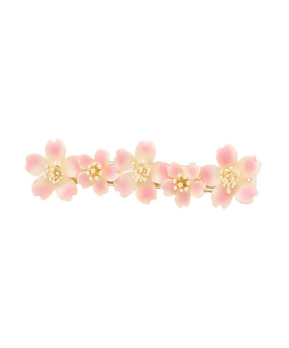 Pink Alloy Cherry Blossom Hairpin