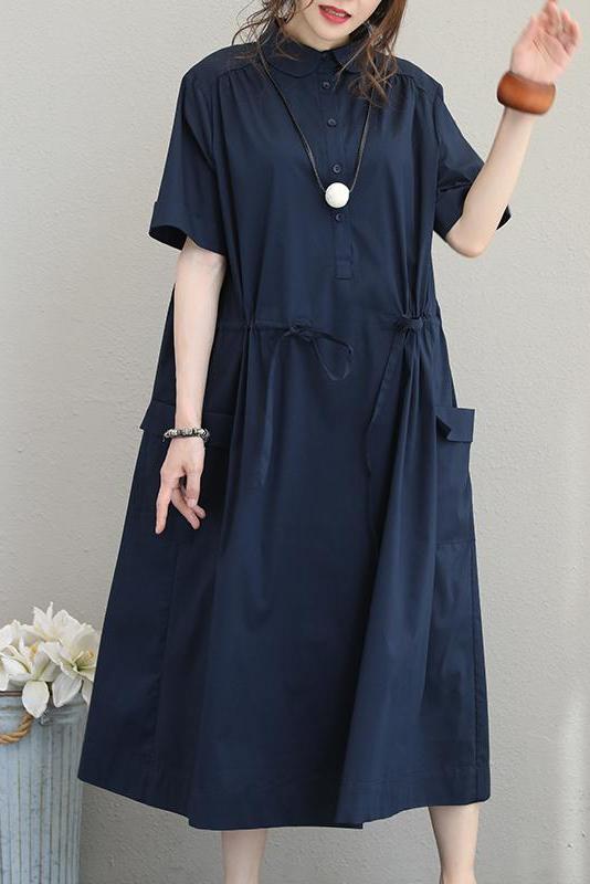 Summer Design Cotton Dresses Loose Clothes