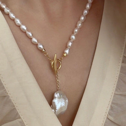 3-4mm Baroque Pearl Necklace